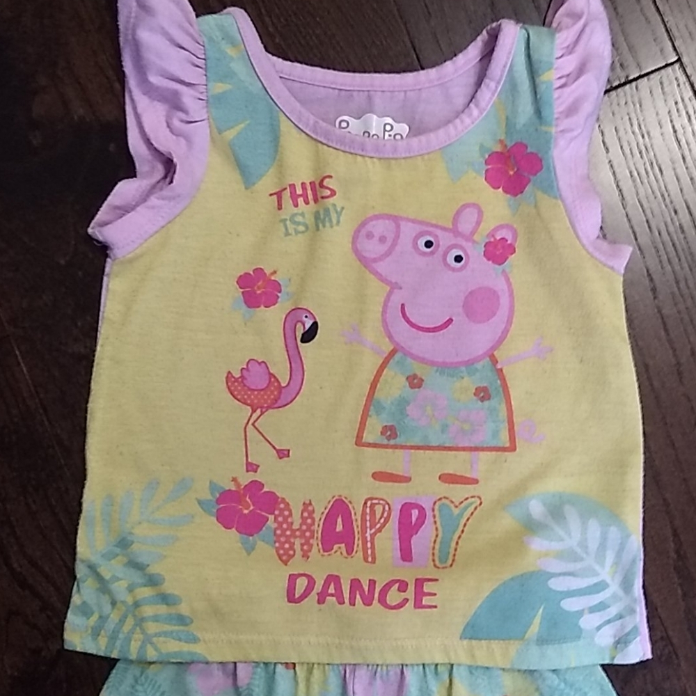 Peppa Pig Pajama Set - Size 3T - Picture 2 of 3